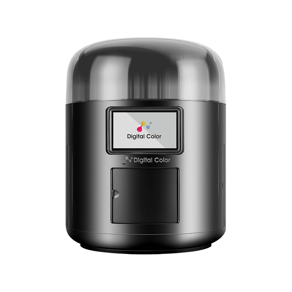 Black digital hair color machine
