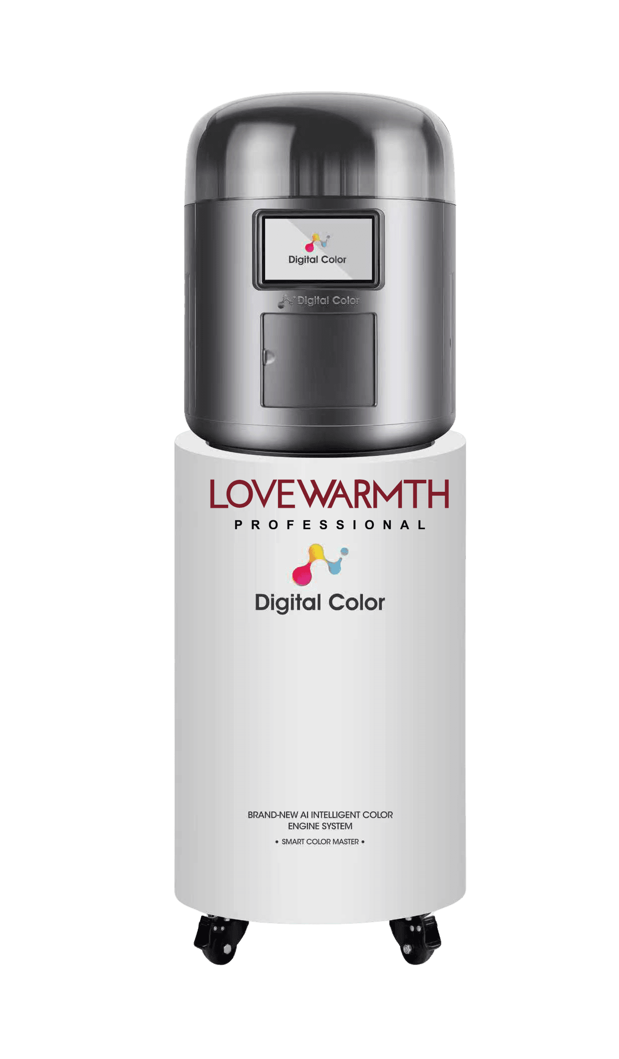 Space gray digital color machine