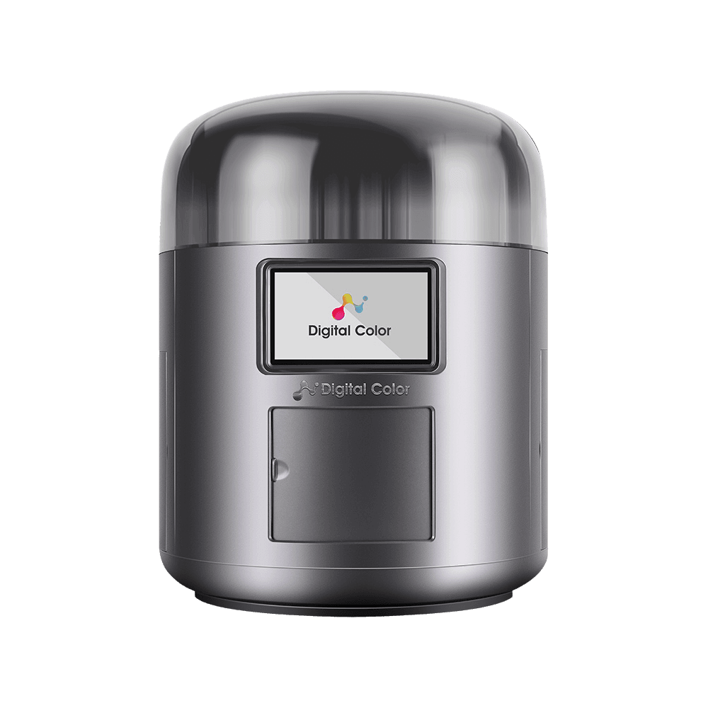 Gray digital hair color machine