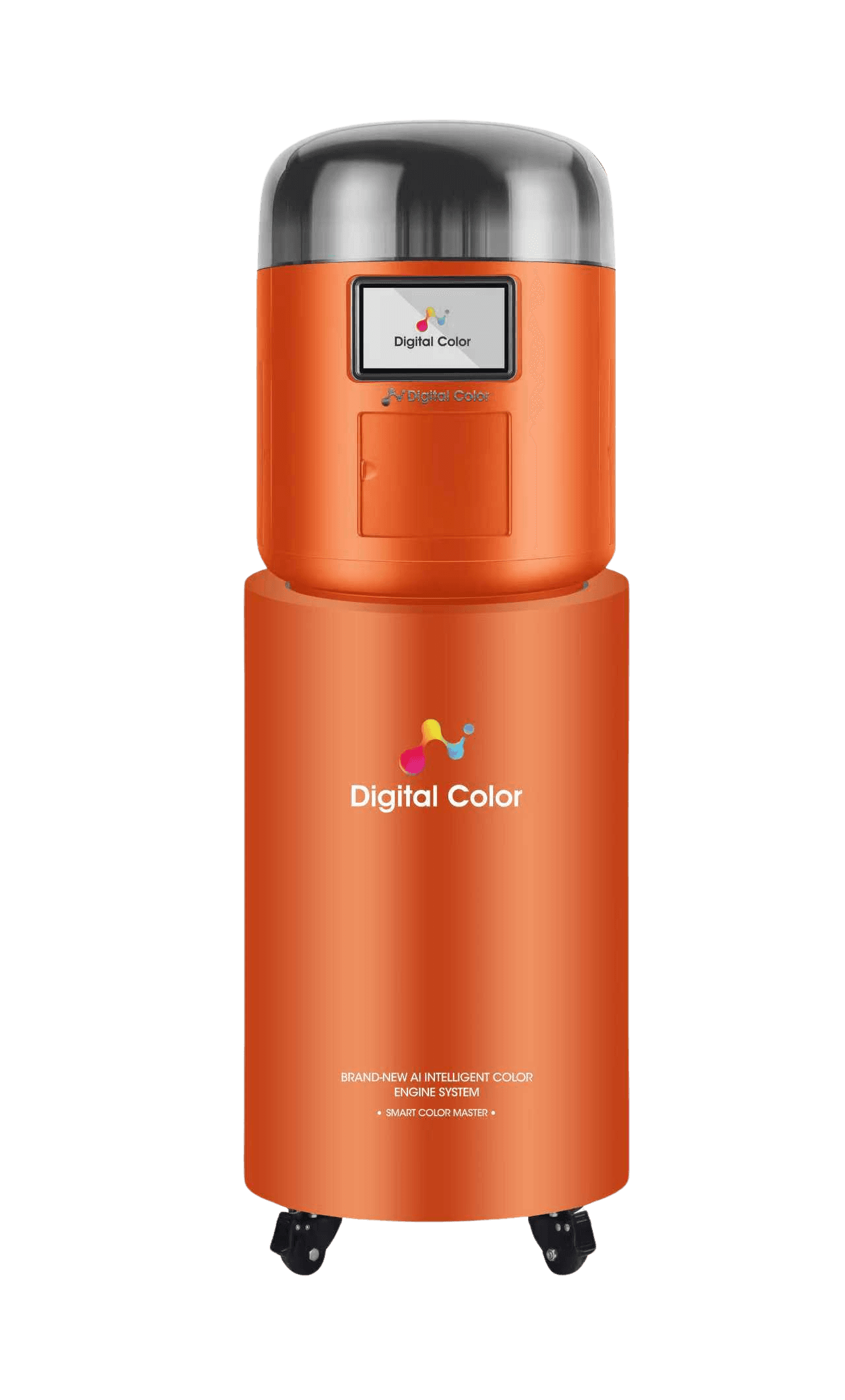 Orange digital color machine